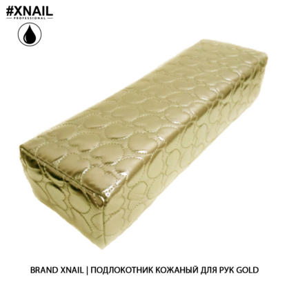 подлокотник кожаный для рук gold
