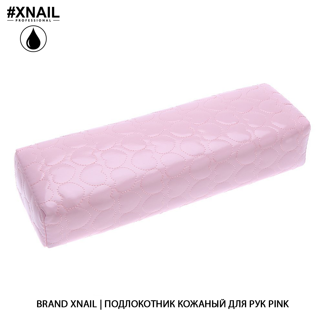 Подлокотник кожаный для рук pink