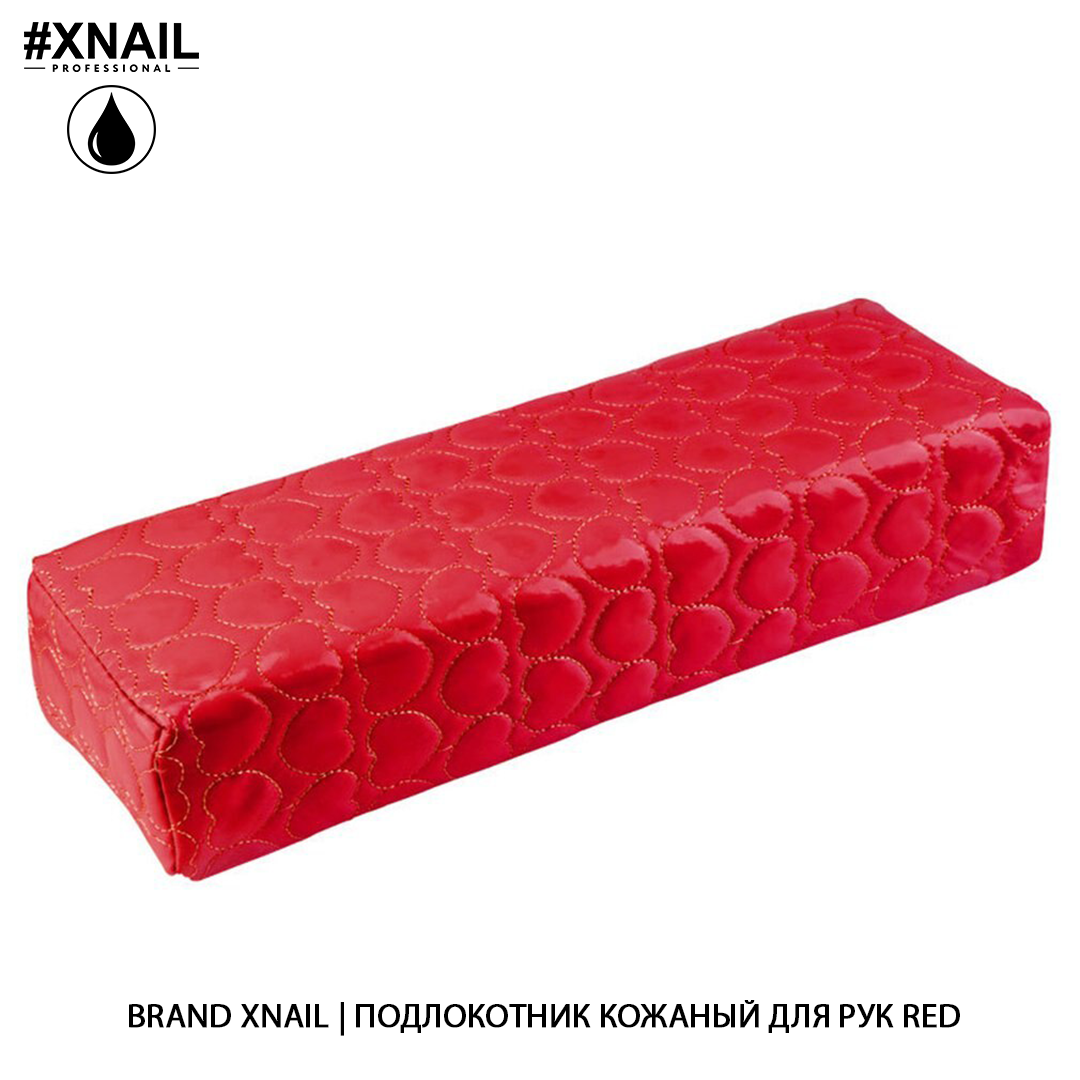 подлокотник кожаный для рук red